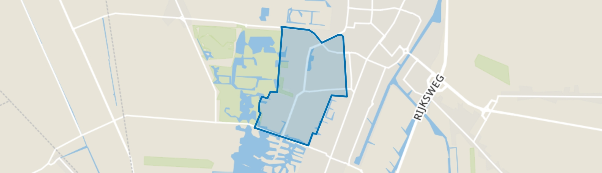 Veendam-Sorghvliet, Wildervank map