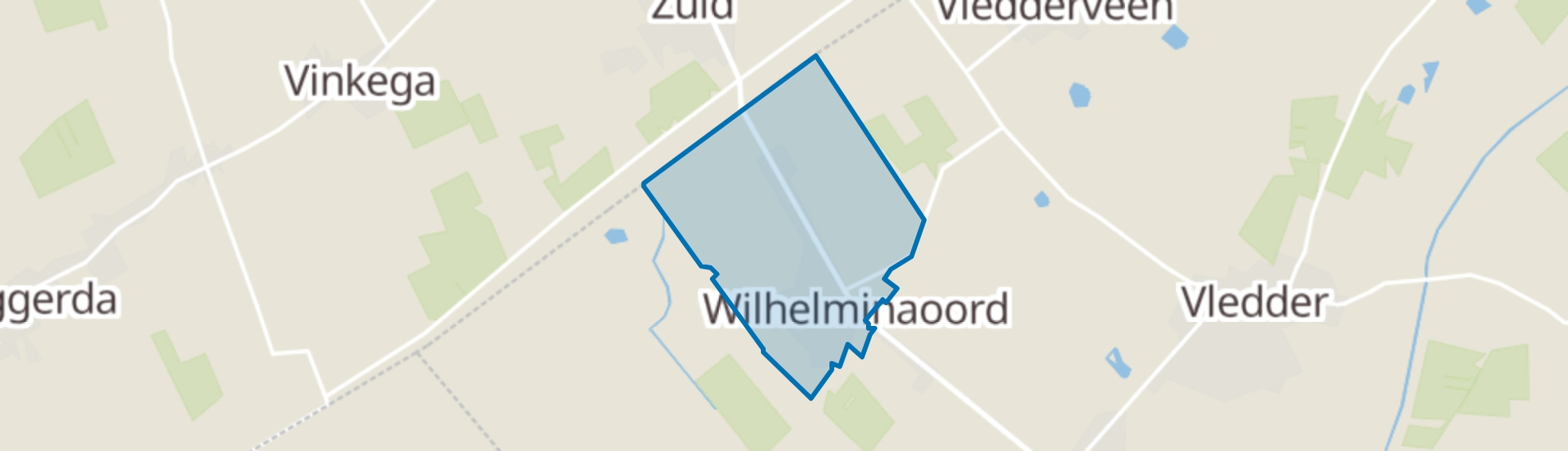 Wilhelminaoord map