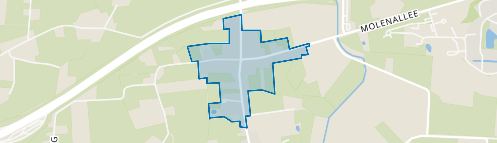 Posterenk Dorpskern, Wilp map