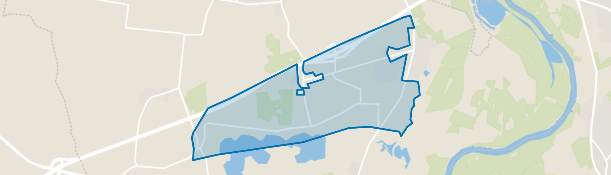 Verspreide huizen Wilp en Posterenk, Wilp map