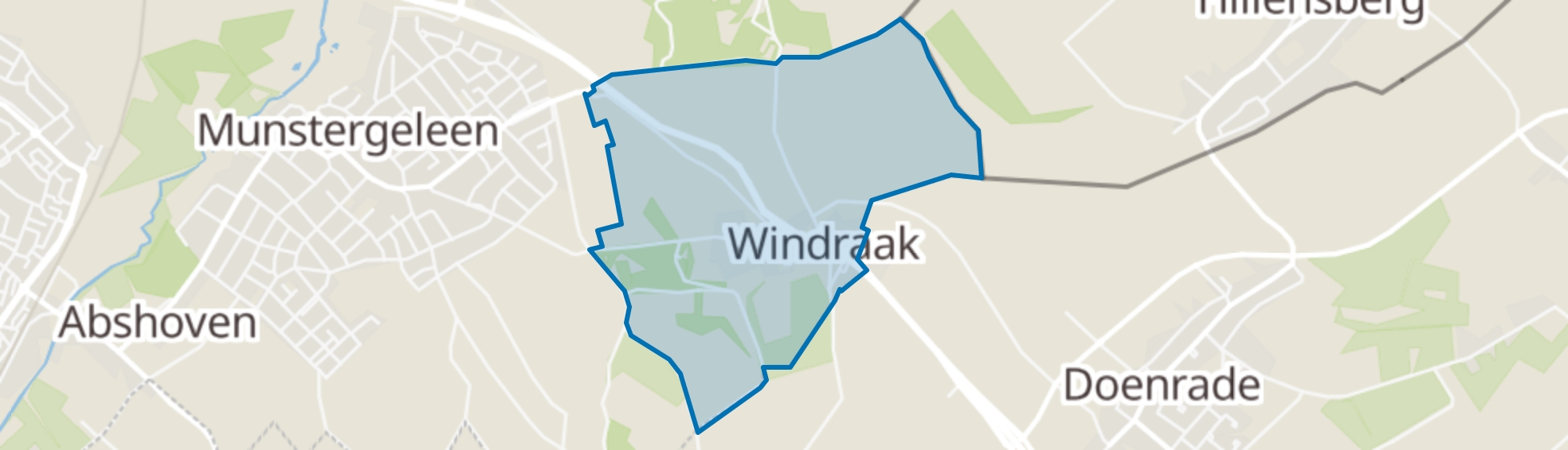 Windraak map