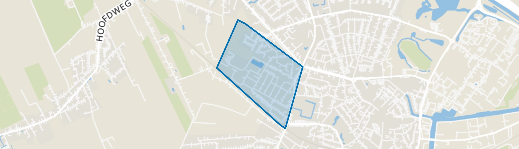 Winschoten-Bomenbuurt, Winschoten map