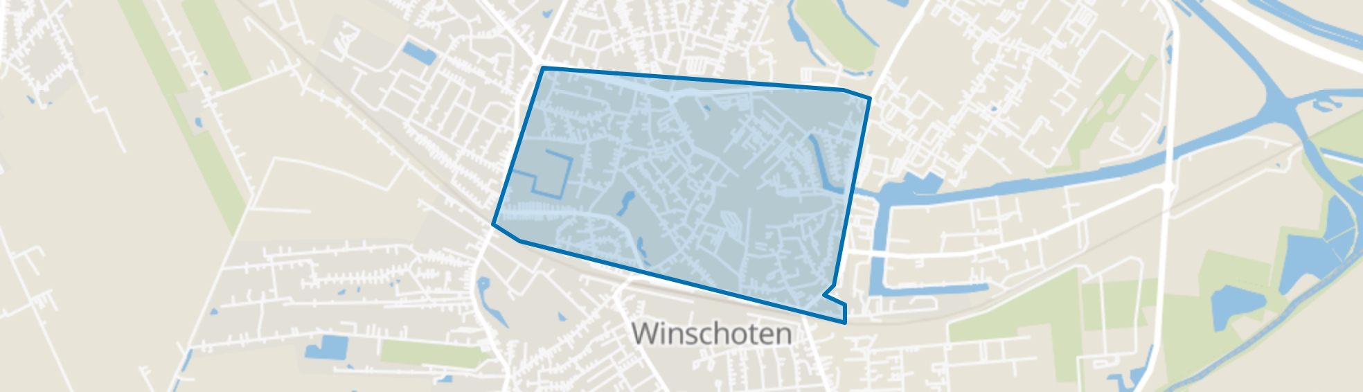 Winschoten-Centrum, Winschoten map