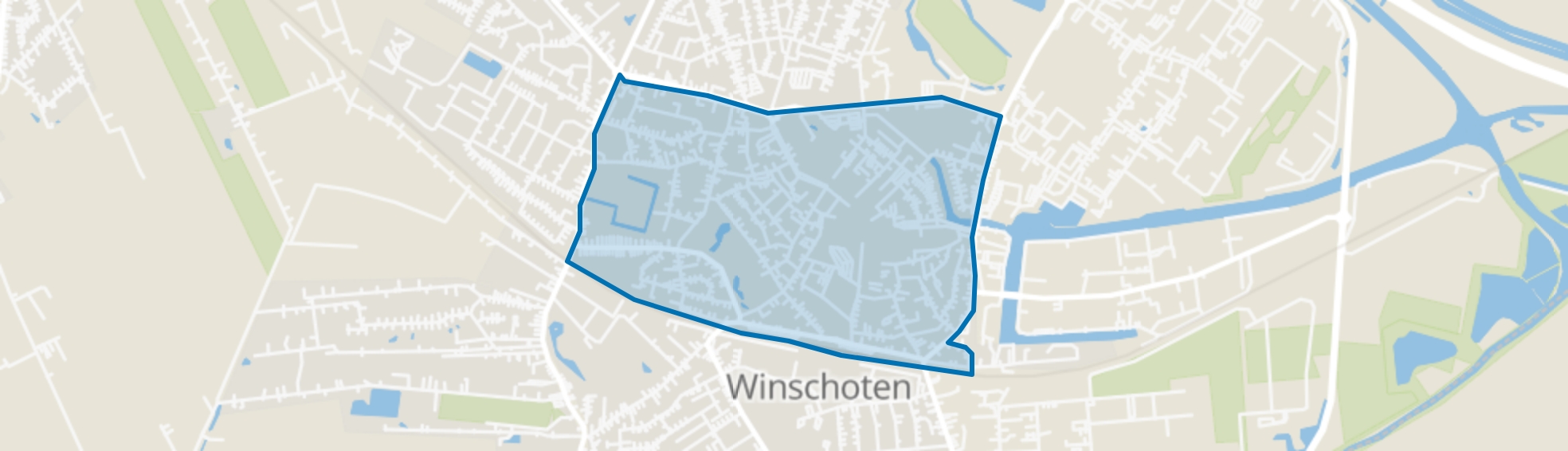 Winschoten-Centrum, Winschoten map