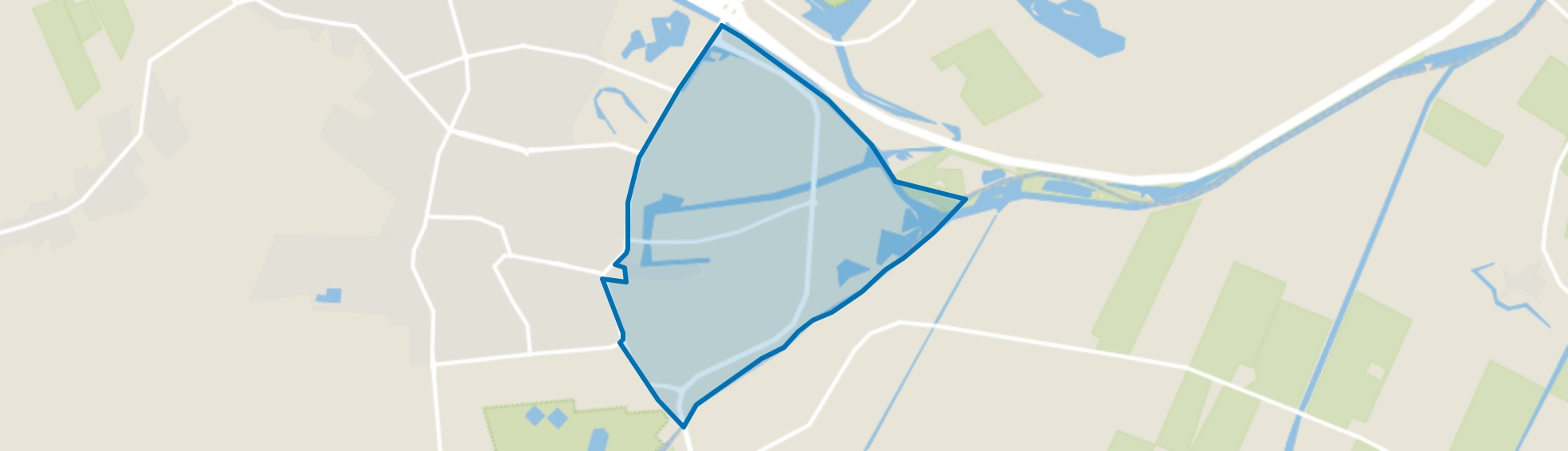 Winschoten-industriegebied, Winschoten map