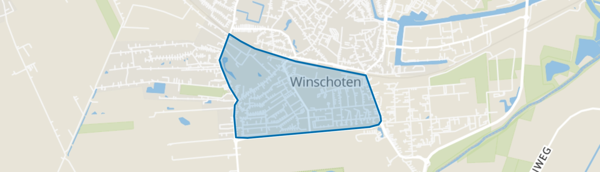 Winschoten-Zuid, Winschoten map