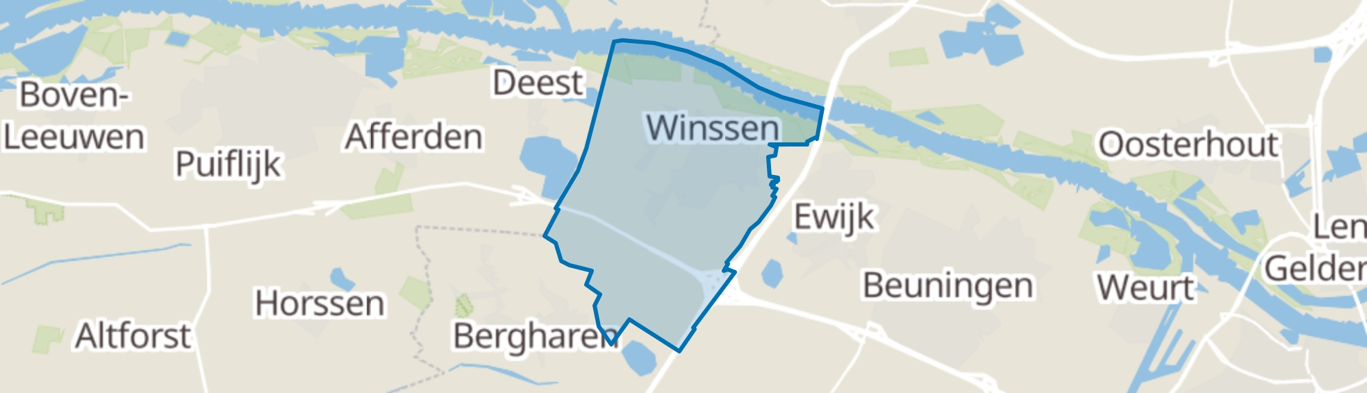 Winssen map