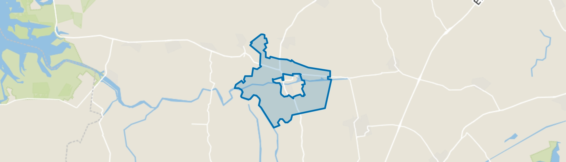 Buitengebied Winsum, Winsum (GR) map