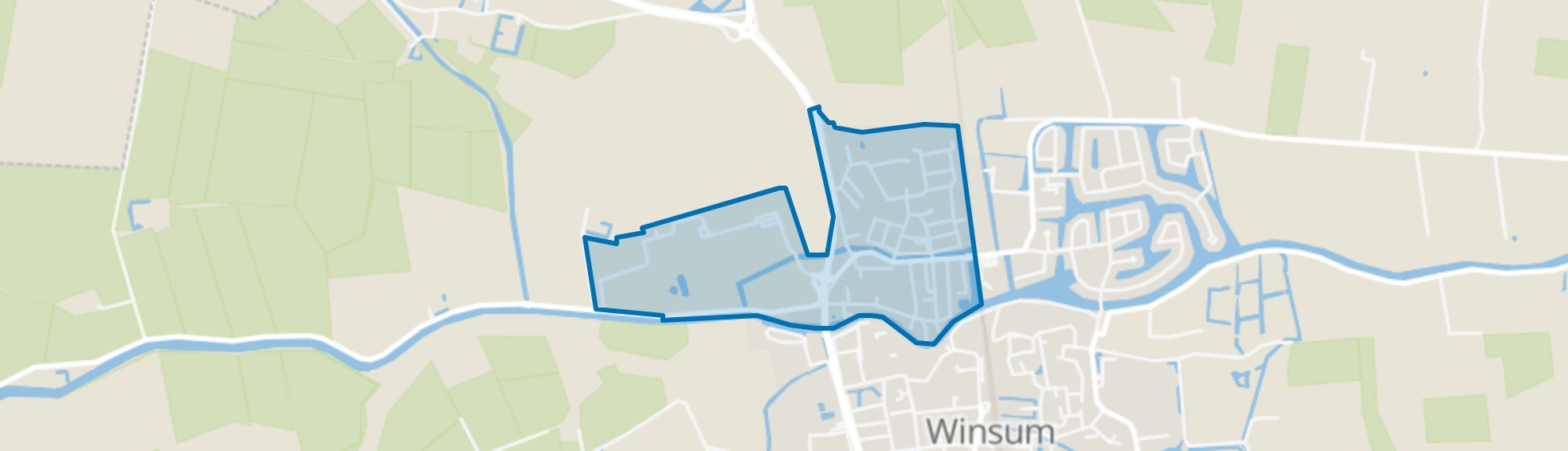 Winsum Noord - West, Winsum (GR) map