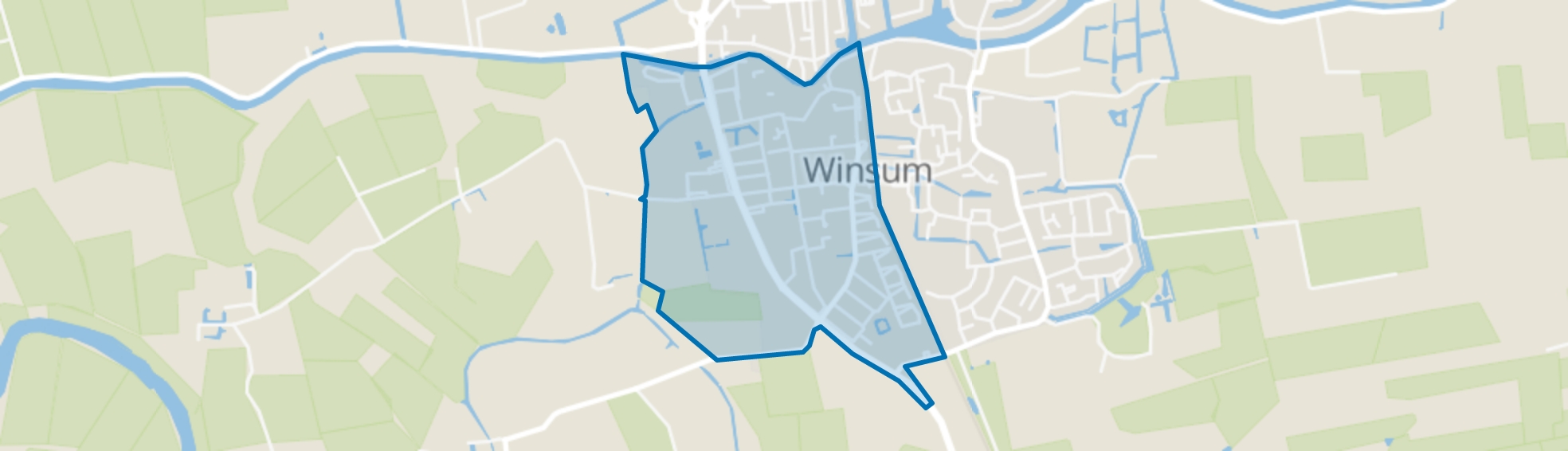 Winsum Zuid - West, Winsum (GR) map