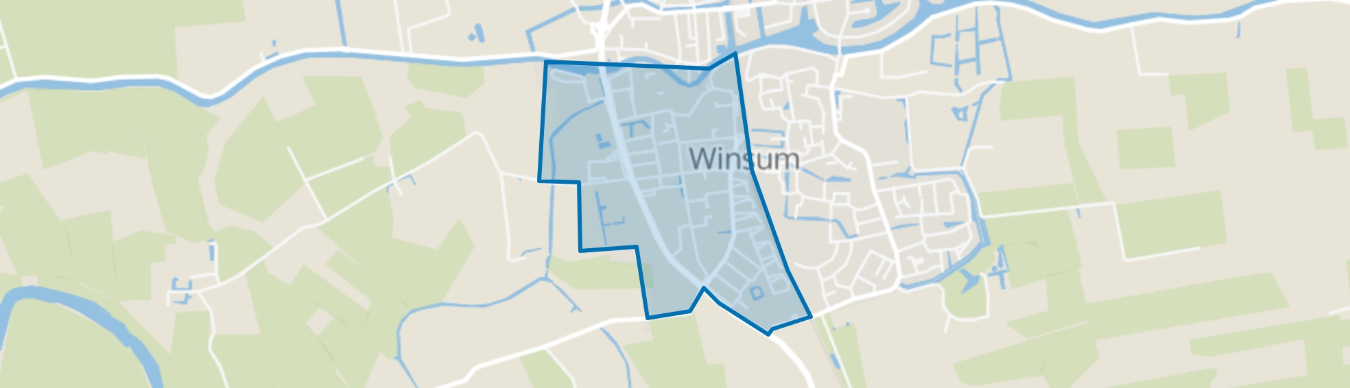 Winsum, Winsum (GR) map