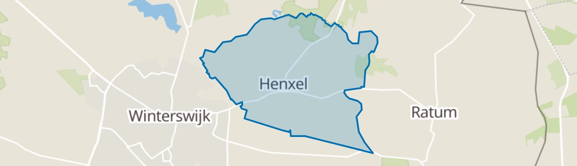 Winterswijk Henxel map