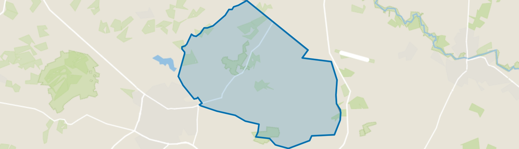 Verspreide huizen Ratum, Henxel, Huppel, Winterswijk Henxel map