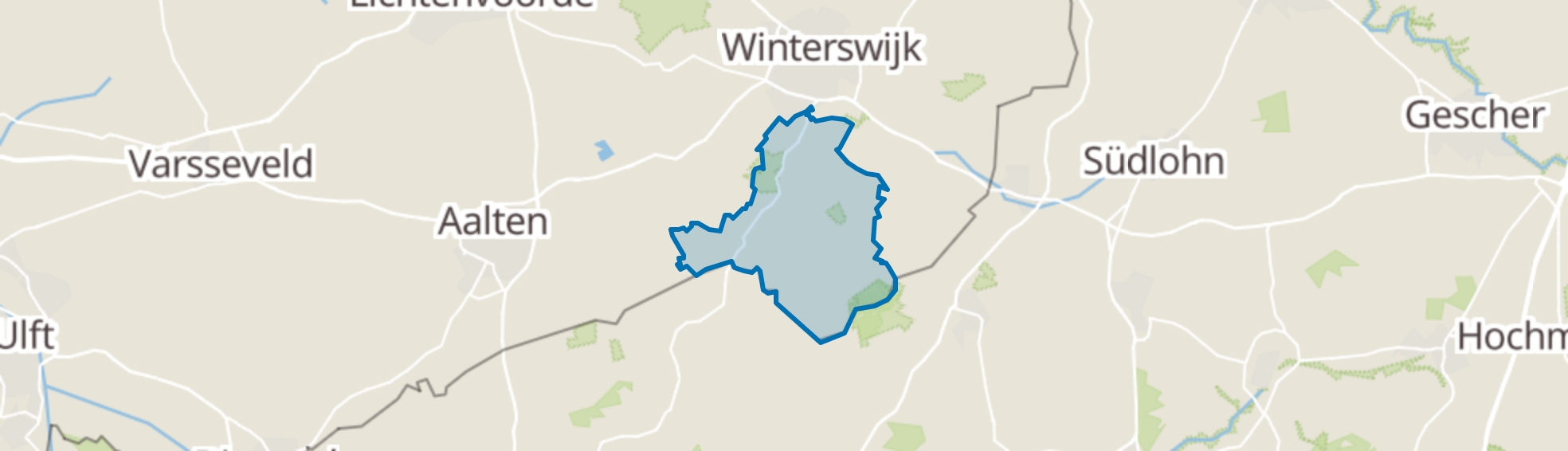 Winterswijk Woold map