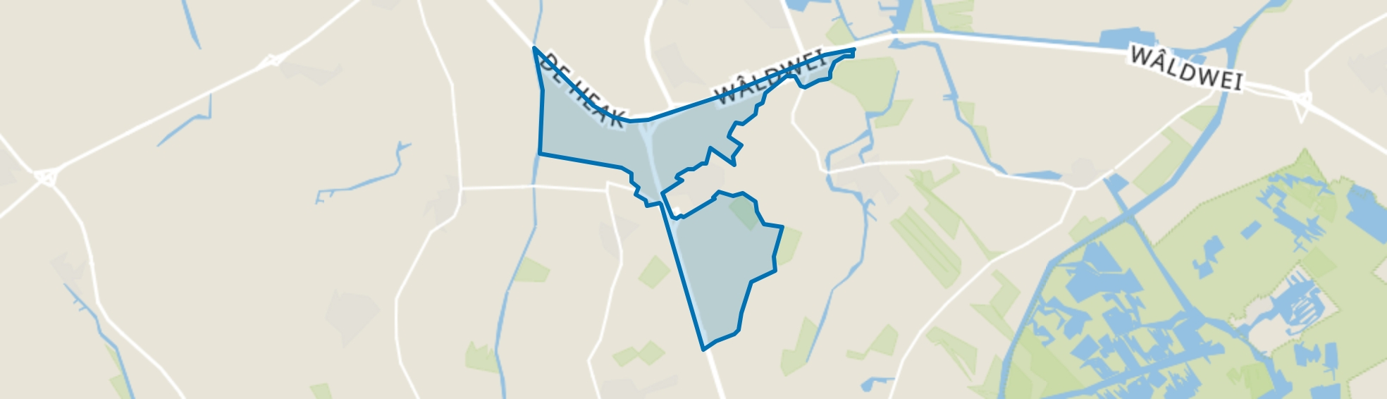 Buitengebied Wirdum, Wirdum (FR) map