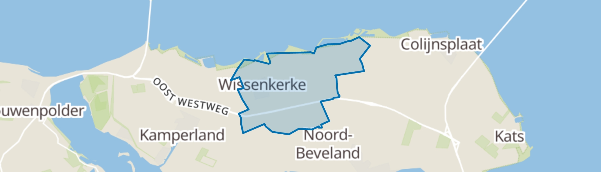 Wissenkerke map