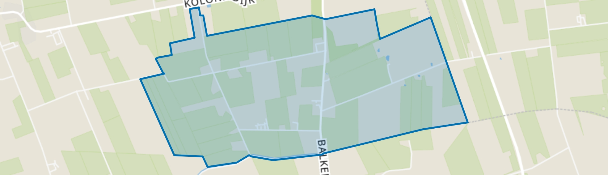 Buurtschap Ommerveld, Witharen map