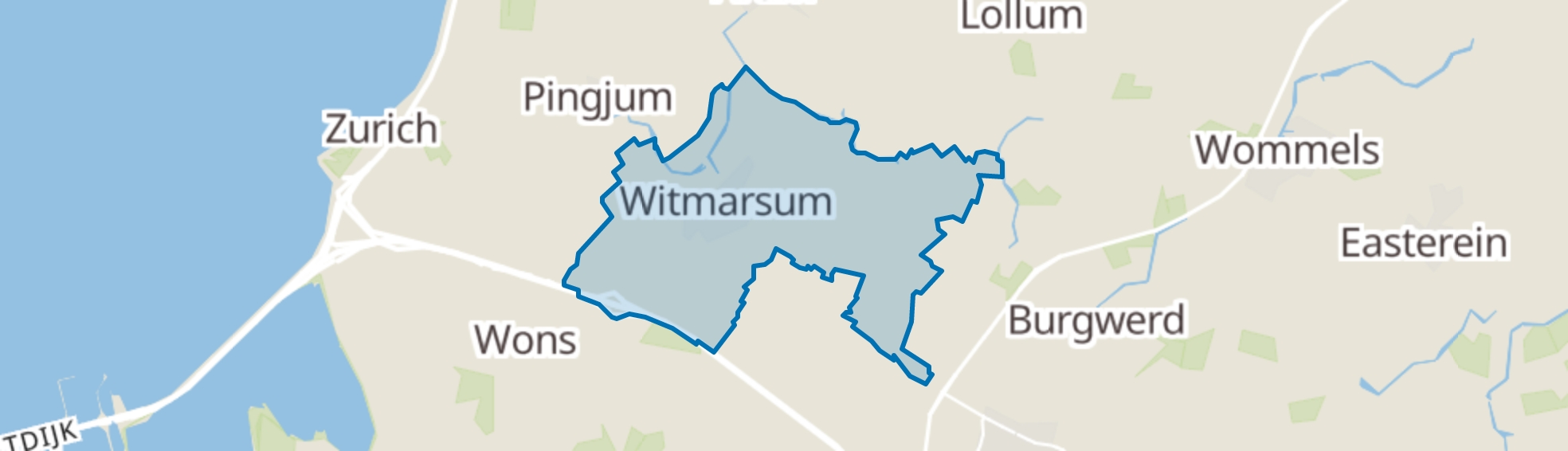 Witmarsum map