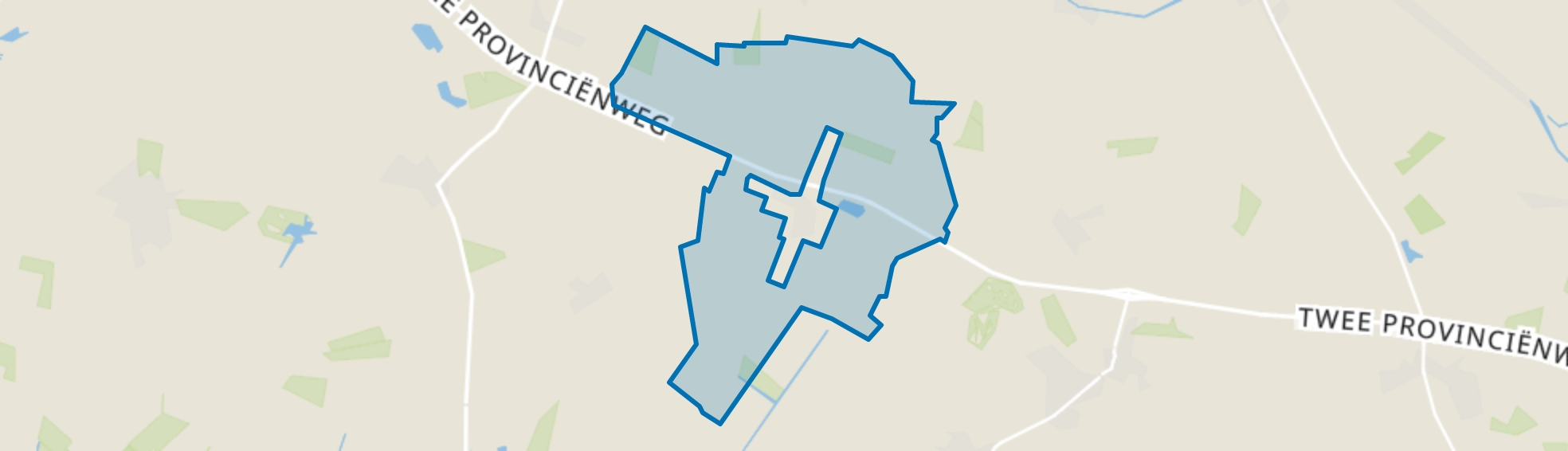 Verspreide huizen Witteveen, Witteveen map