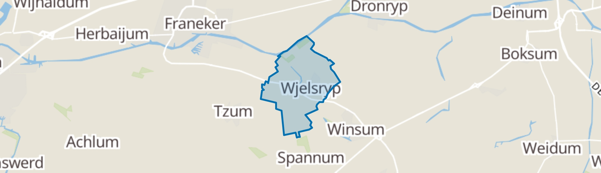 Wjelsryp map