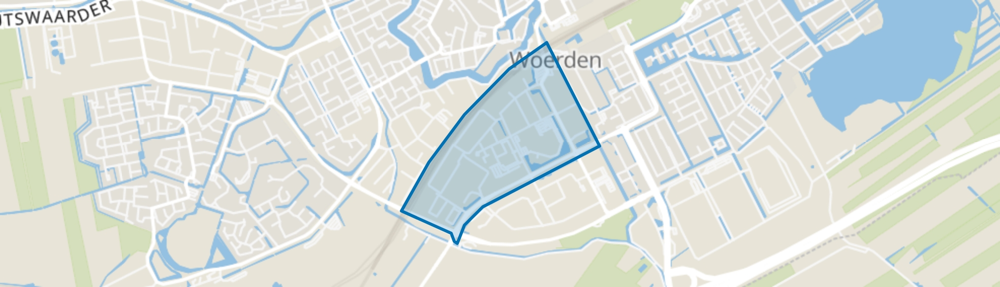 Middelland-Noord, Woerden map