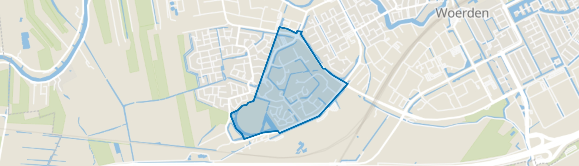 Molenvliet-Oost, Woerden map