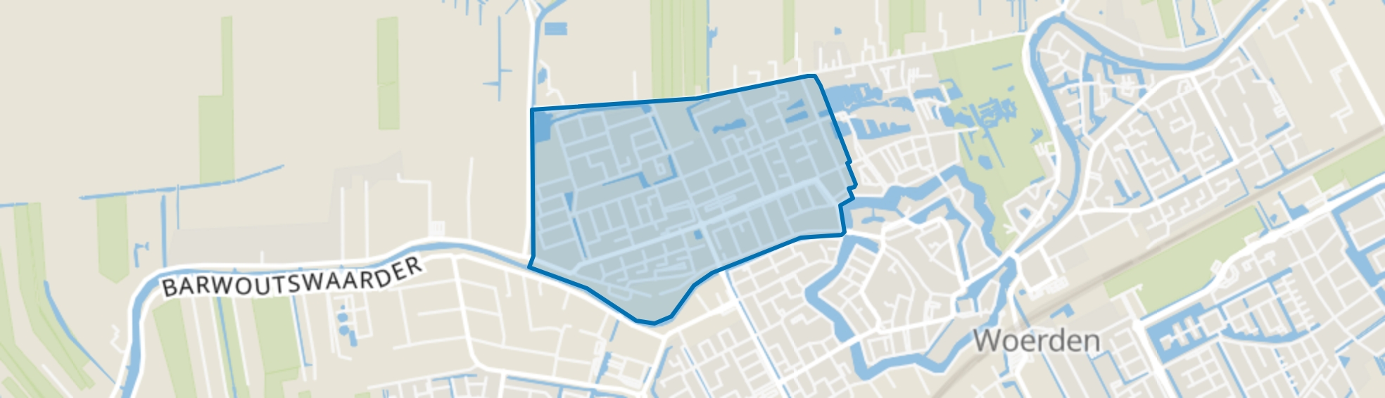 Schilderskwartier, Woerden map