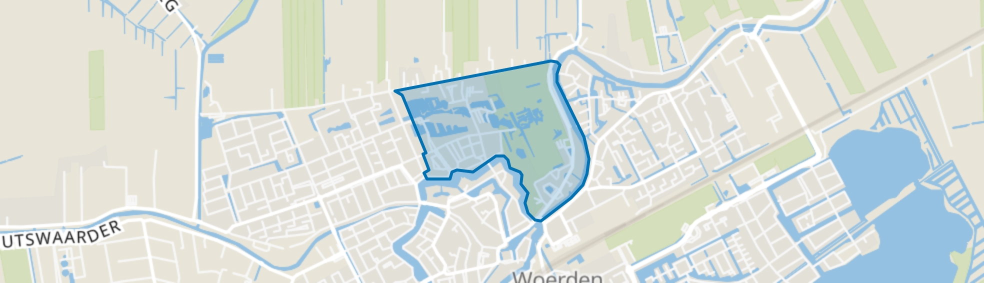 Vogelkwartier, Woerden map