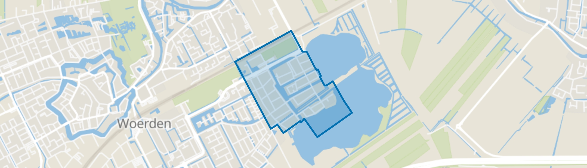 Waterrijk, Woerden map