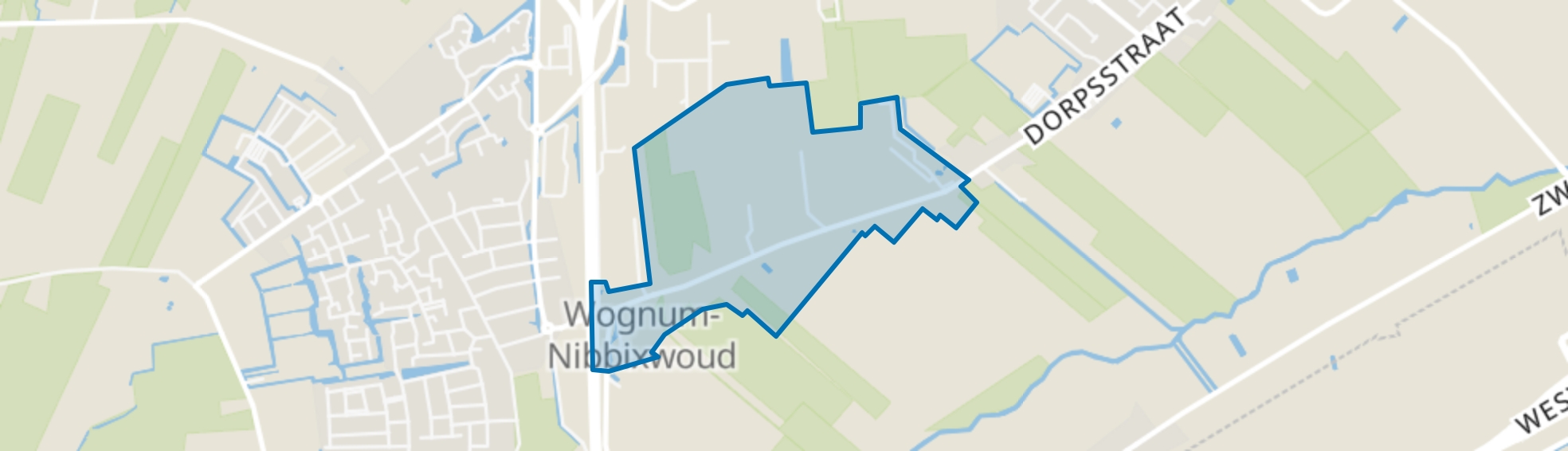 Wognum Oosteinde, Wognum map