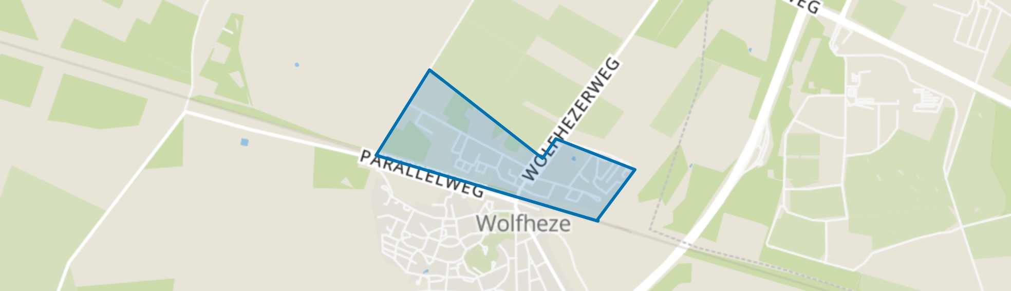 Duitsekampweg, Wolfheze map