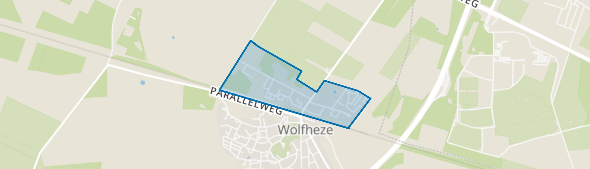 Duitsekampweg, Wolfheze map