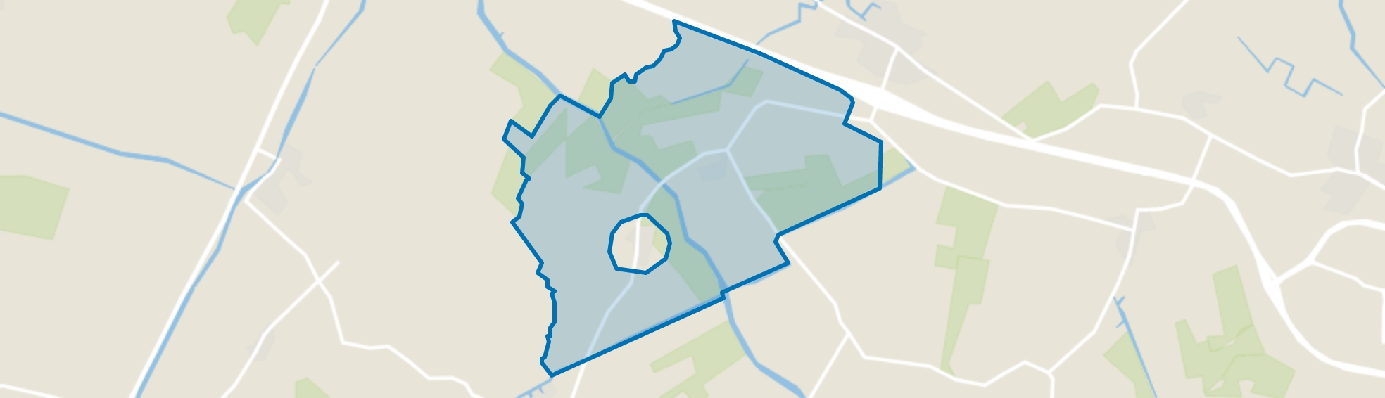 Verspreide huizen Wolsum, Wolsum map