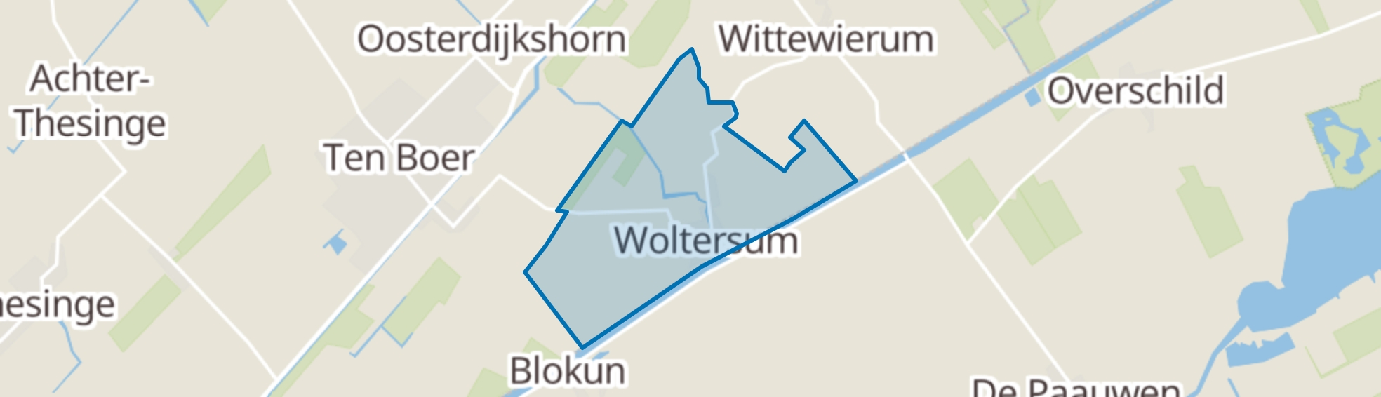 Woltersum map