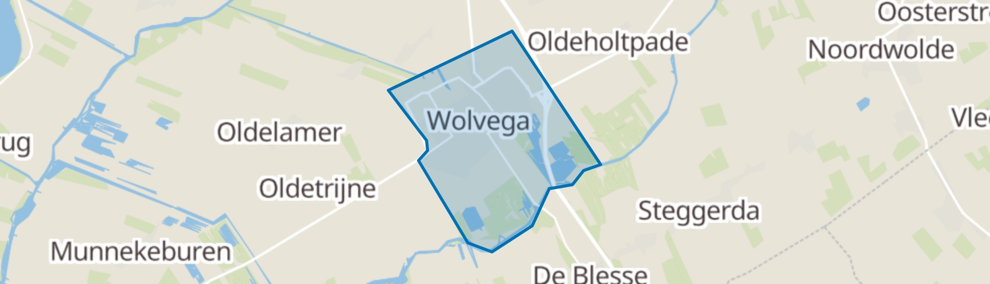 Wolvega map
