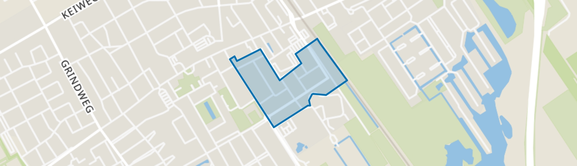 Wolvega-Bloemenbuurt, Wolvega map