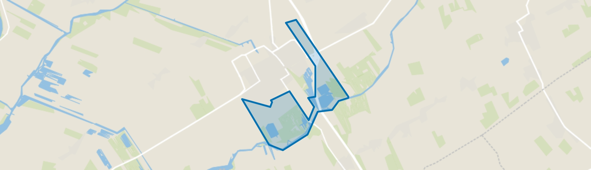 Wolvega-Buitengebied, Wolvega map