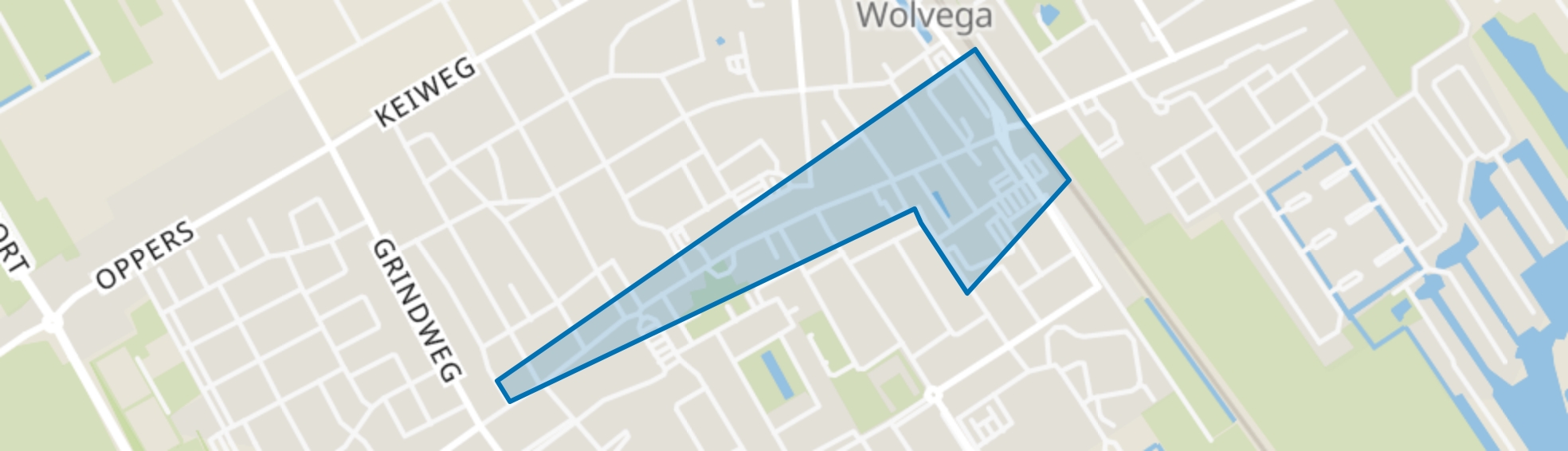 Wolvega-Centrum, Wolvega map