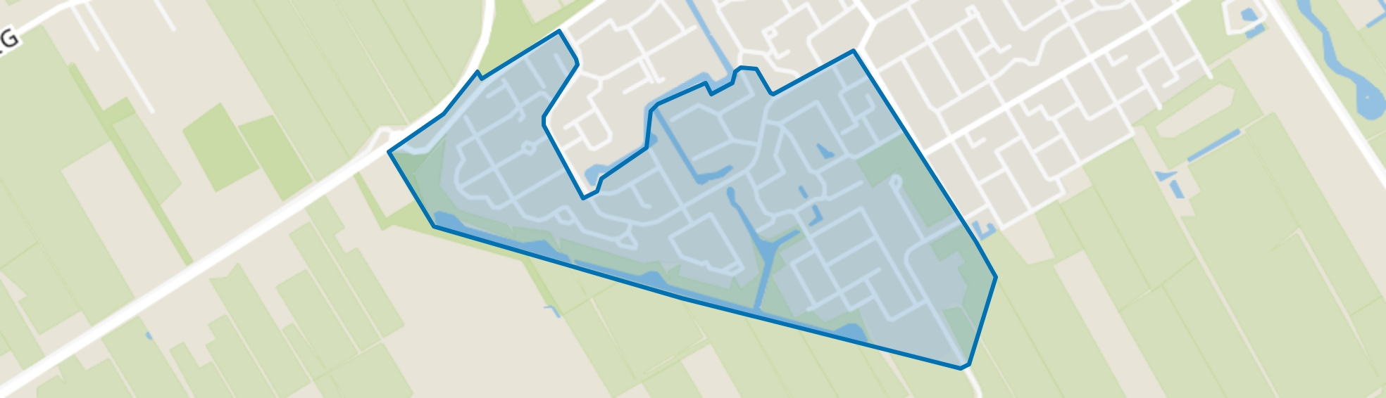 Wolvega-De Heidepolle, Wolvega map