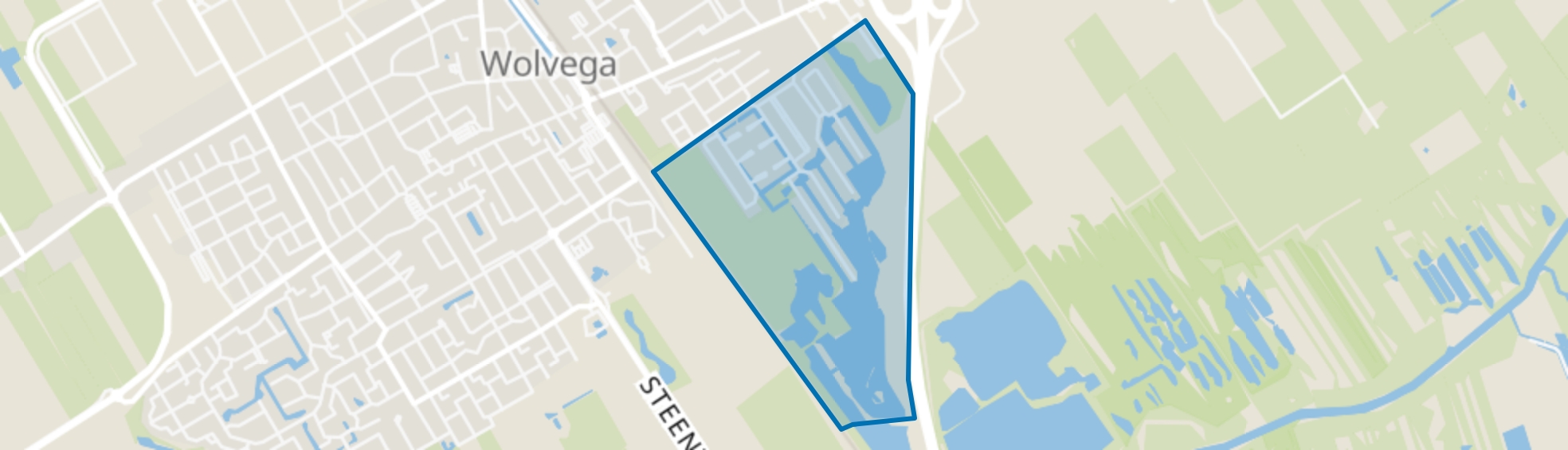 Wolvega-Lindewijk, Wolvega map