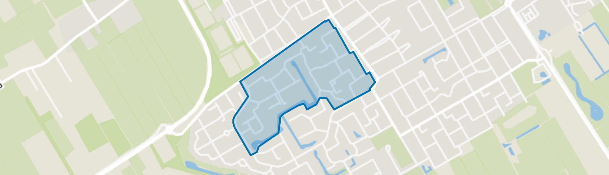 Wolvega-Schildersbuurt, Wolvega map