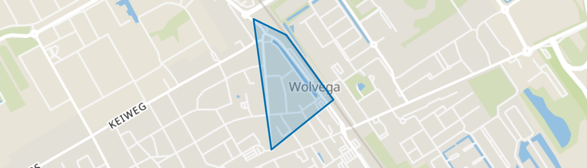 Wolvega-Stationsbuurt, Wolvega map