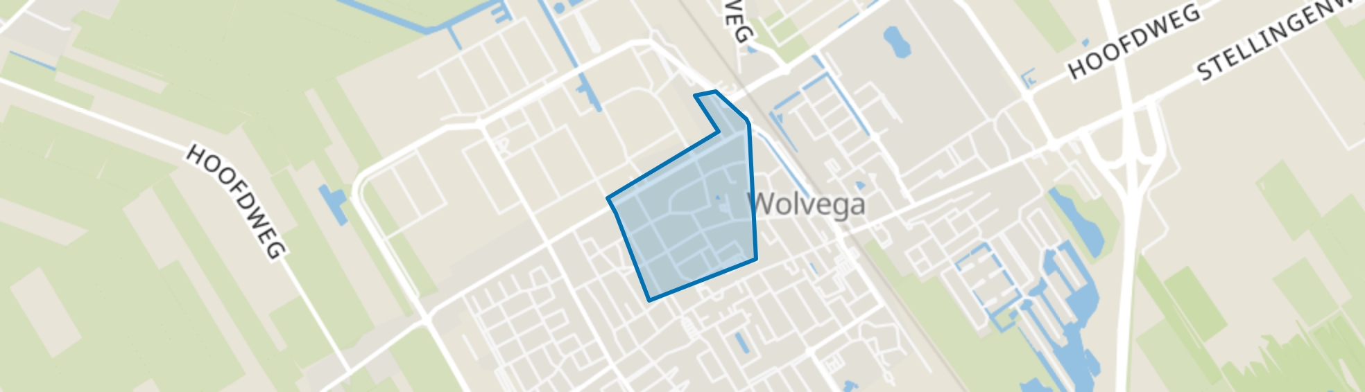 Wolvega-Stuyversantbuurt, Wolvega map