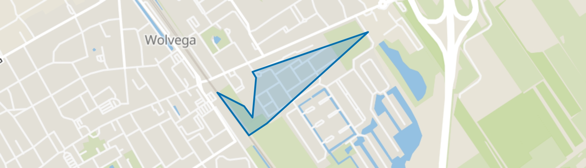 Wolvega-Vlinderwijk, Wolvega map