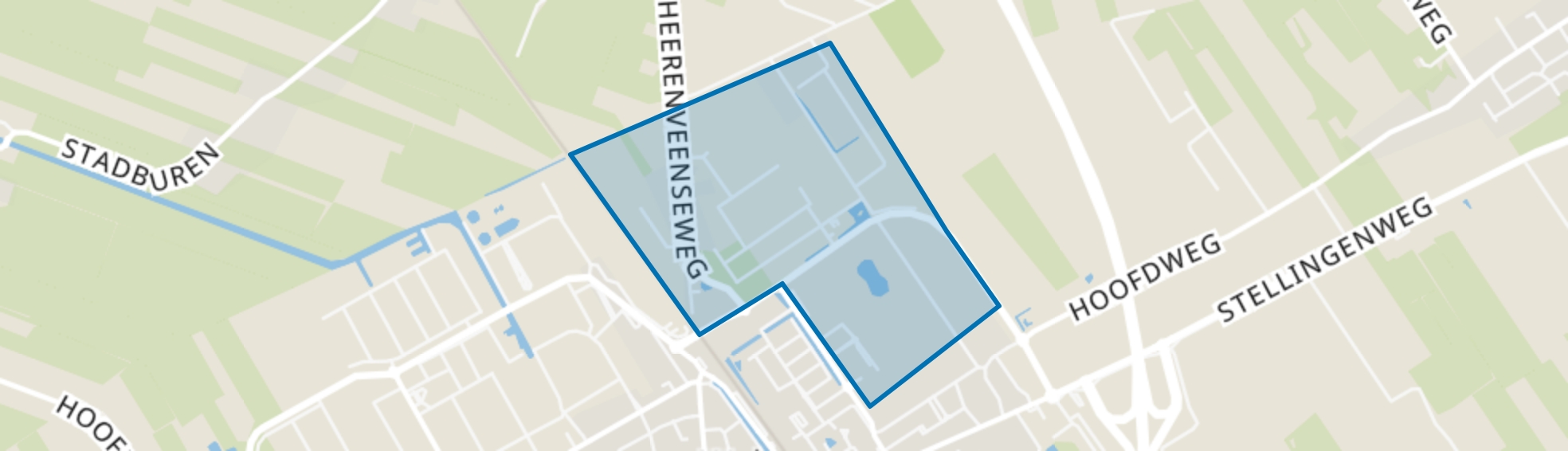 Wolvega-Wolvega Noord, Wolvega map