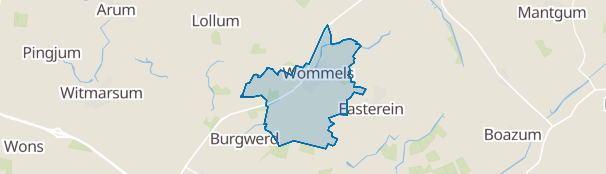 Wommels map