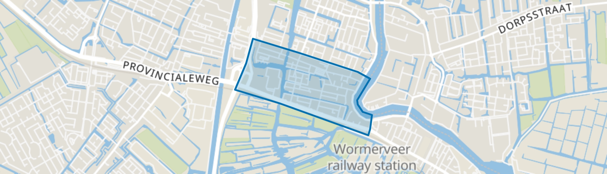 Wormerveer Centrum, Wormerveer map
