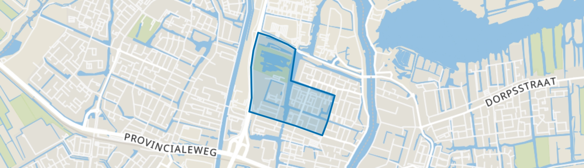 Wormerveer West, Wormerveer map