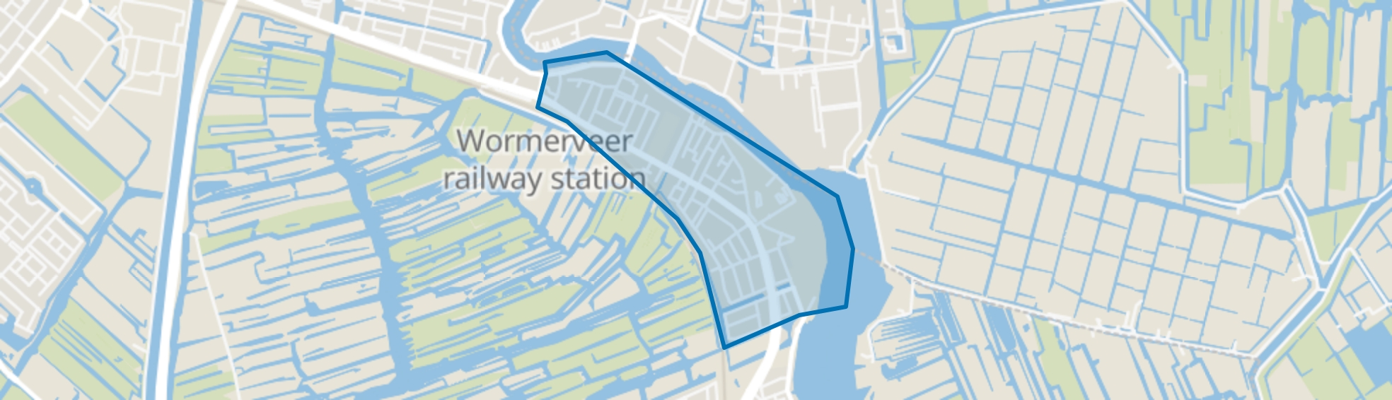Wormerveer Zuid, Wormerveer map