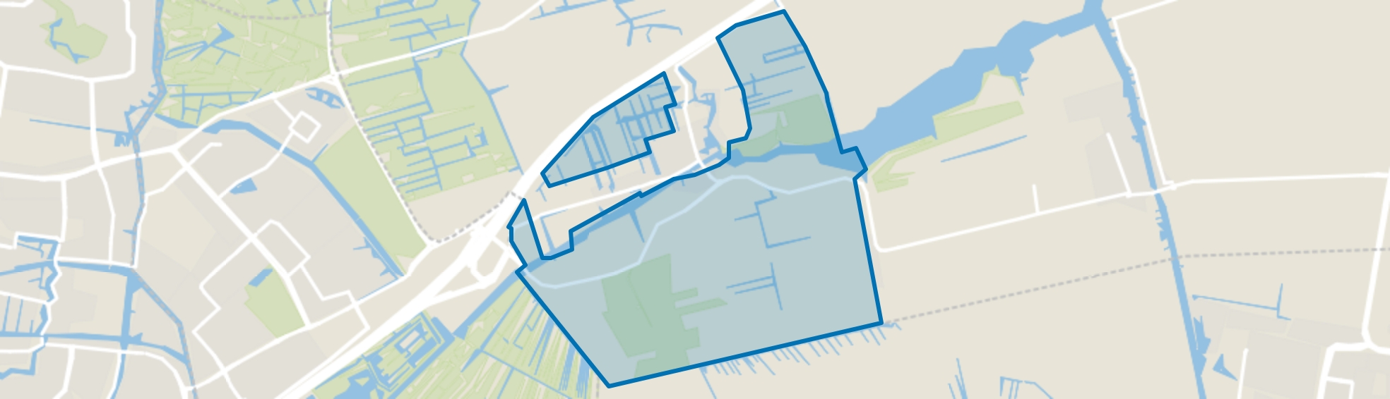 Overige verspreide huizen, Woubrugge map